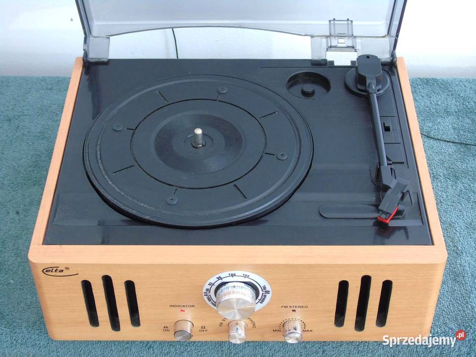 Gramofon stereo z radiem głośniki sprawny Jasło