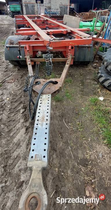 Przyczepa pod kontener wózek dolly wielkopolskie Zalesie