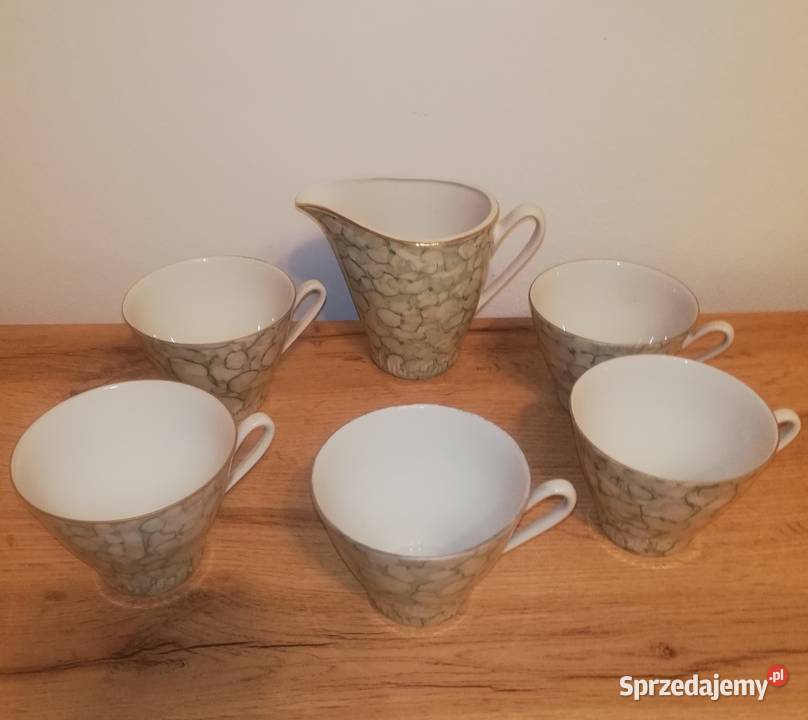 Stara porcelana Włocławek PRL projWPotacki lata Warszawa