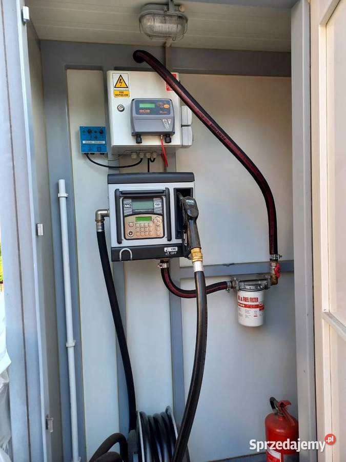 Zbiornik na paliwo ON diesel kontener stacja 6m3 Suwałki