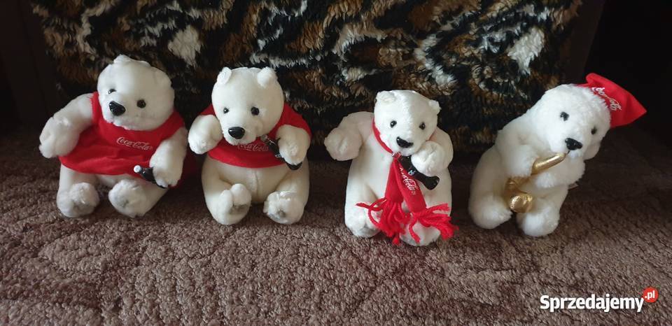 Misie coca cola z lat 90 Ząbki