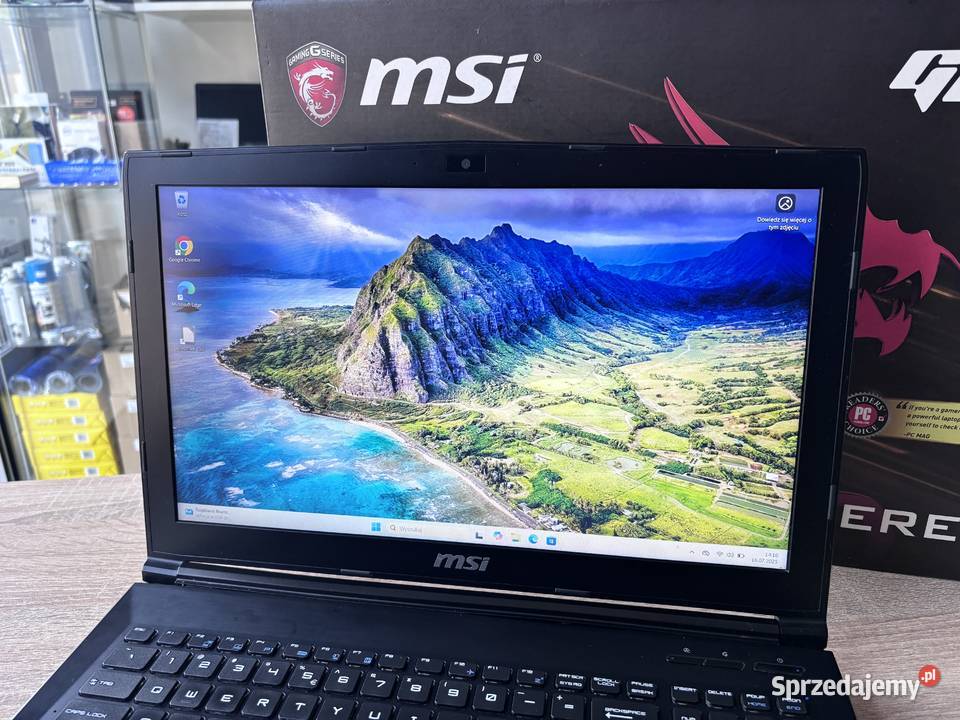 Laptop MSI GL62 6QC i76700HQ 16GB ram Nvidia sprzedam