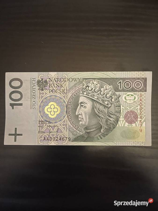 100 z 1994r seria AA Numizmatyka Marki