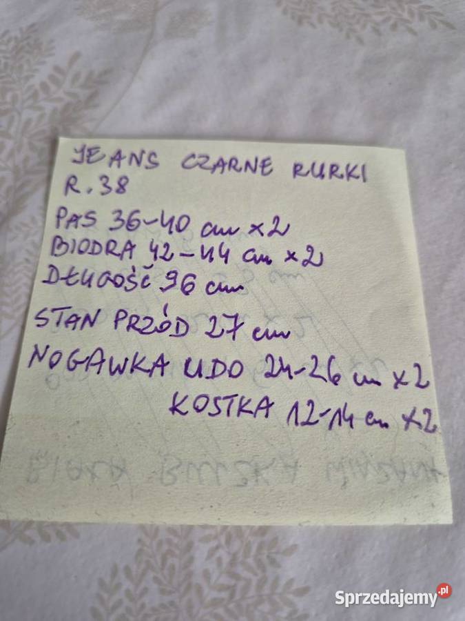 Czarne jeansy rM