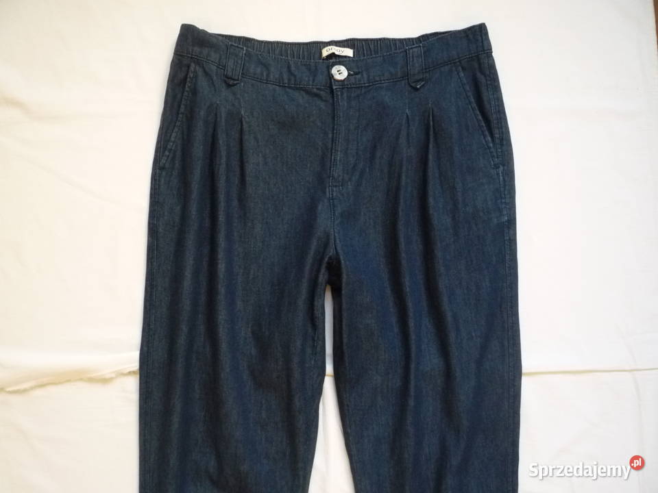 Orsay 38M Granatowe Spodnie Cienki Jeans Nowe Szczecin