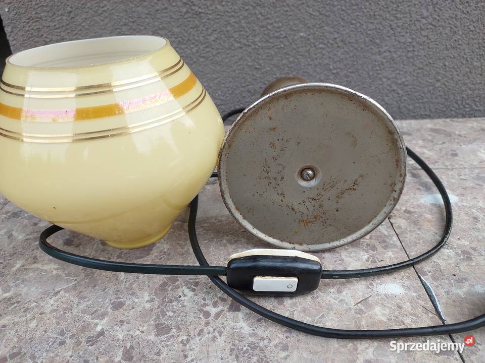 Stary lampka stołowa biurkowa art deco Tczew