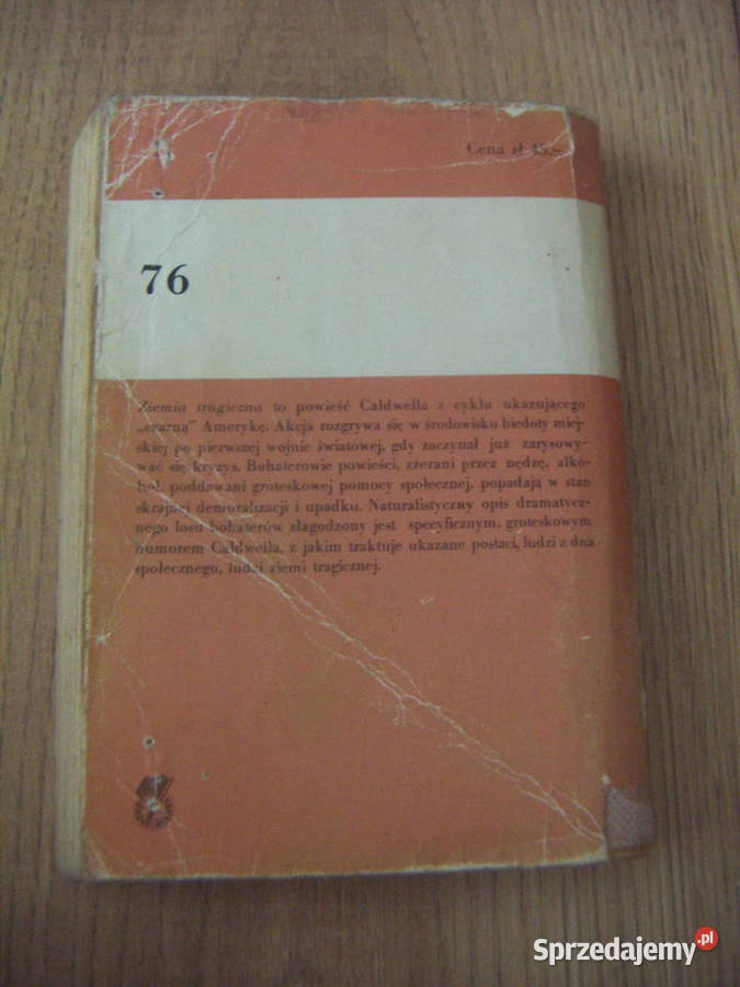 Erskine Caldwell Ziemia tragiczna Serock sprzedam