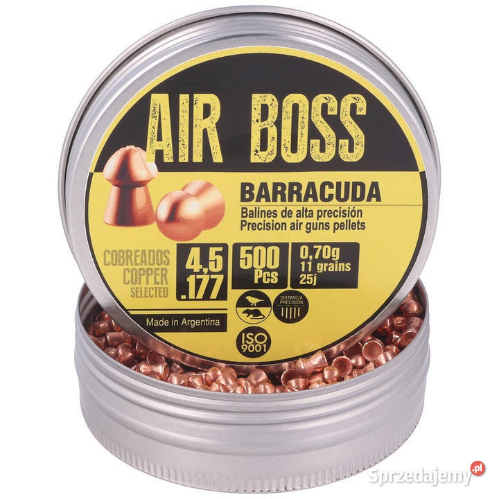 Śrut Apolo Air Boss Barracuda Copper 452 mm 500 Maciejowice