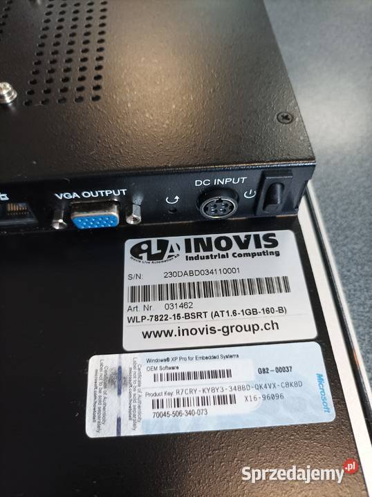 Przemysłowy komputer Inovis WLP782215BSRT Lubań