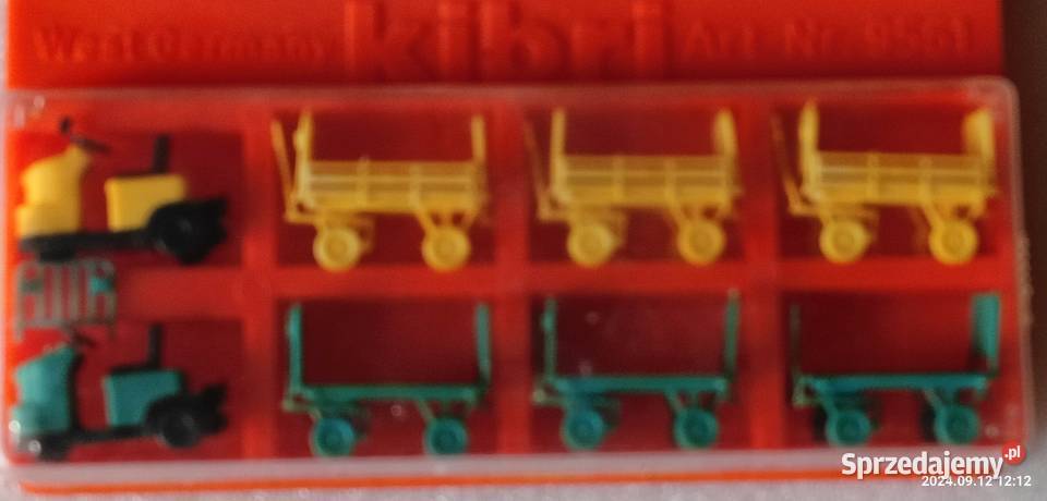 Zestaw wózków platformowych do H0 Kibri 9561 Kolekcje Kraków sprzedam
