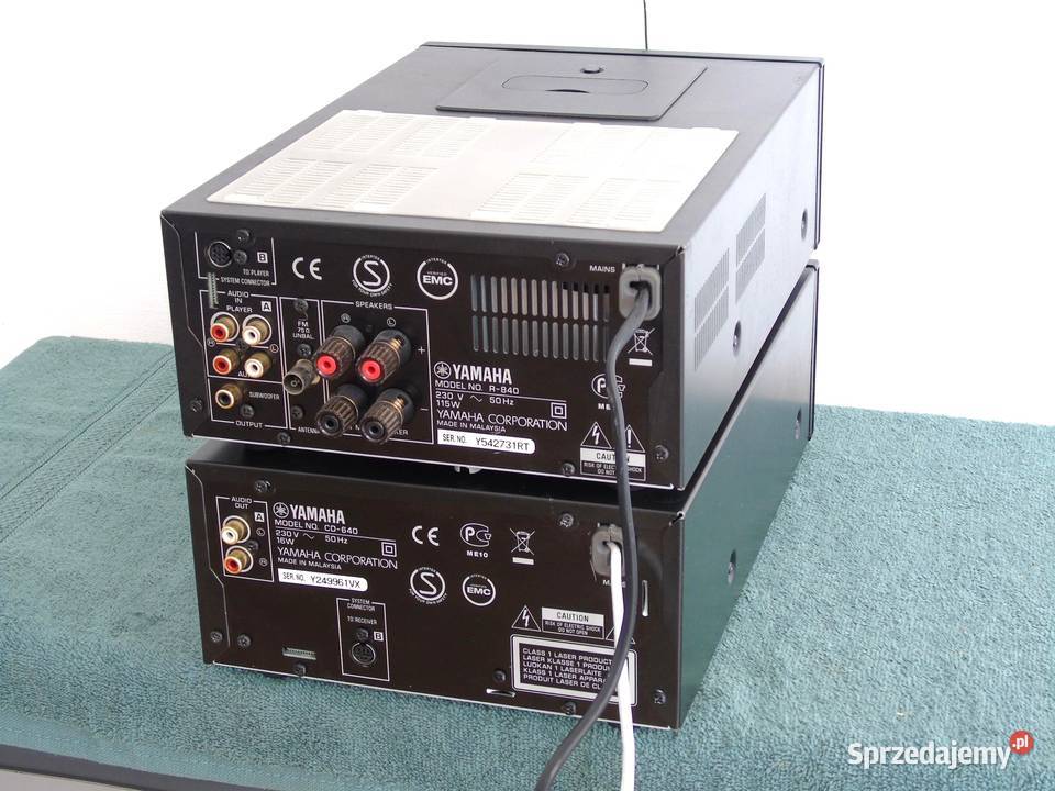 Amplituner i CD Yamaha R840 CD640 świetne stereo Jasło