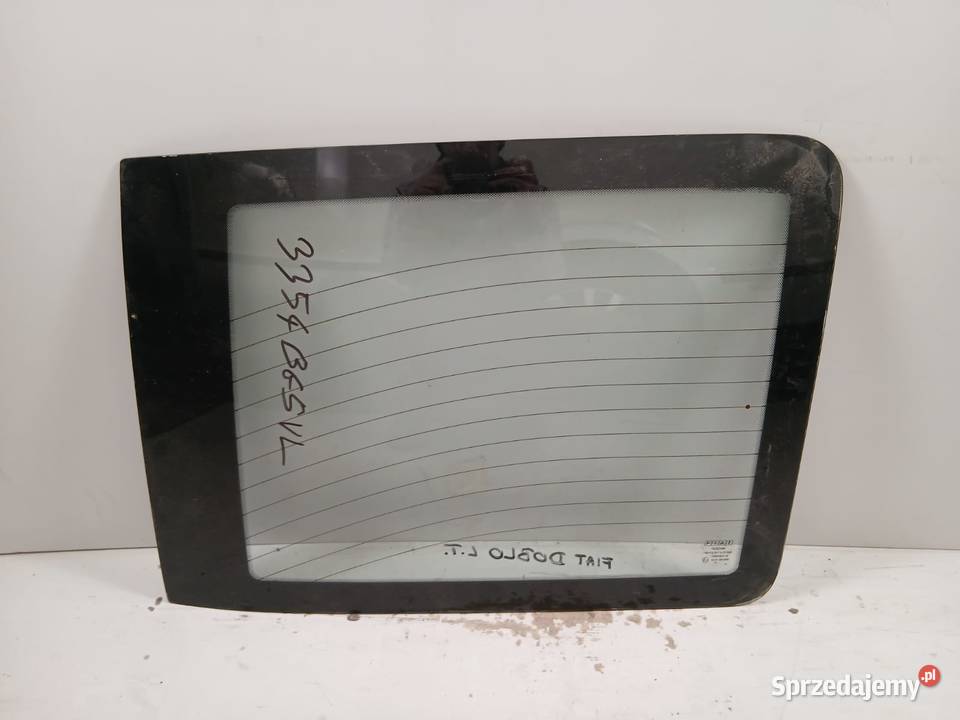 Szyba Tylna Fiat Doblo 01 Oryginał Bralin