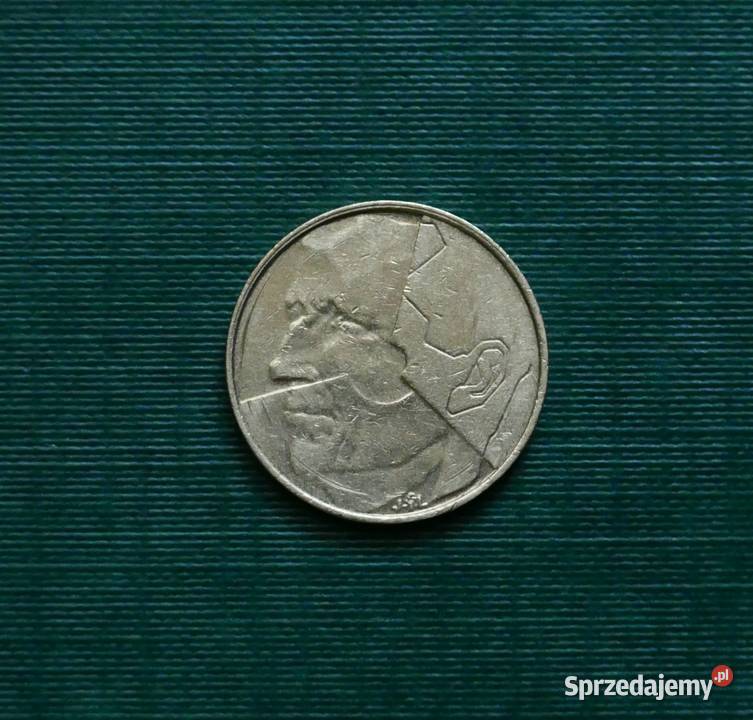 BELGIA 5 franków 1987r Napis holendersku BELGI Numizmatyka Gliwice