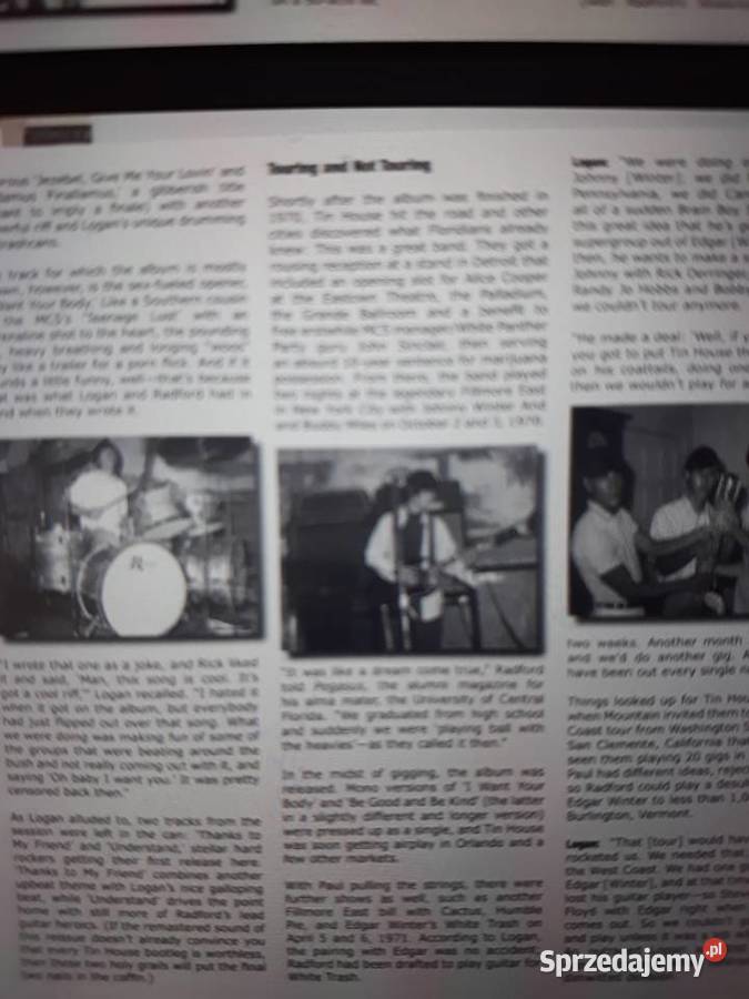 Archiwalne wykopaliska hard rocka TIN HOUSE Tin