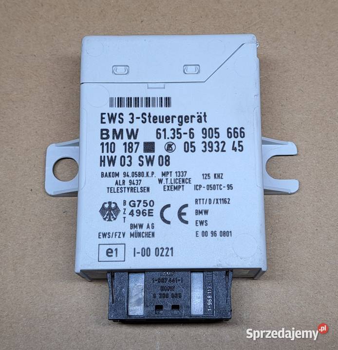 MODUŁ STEROWNIK EWS BMW E46 6905666 Mielęcin