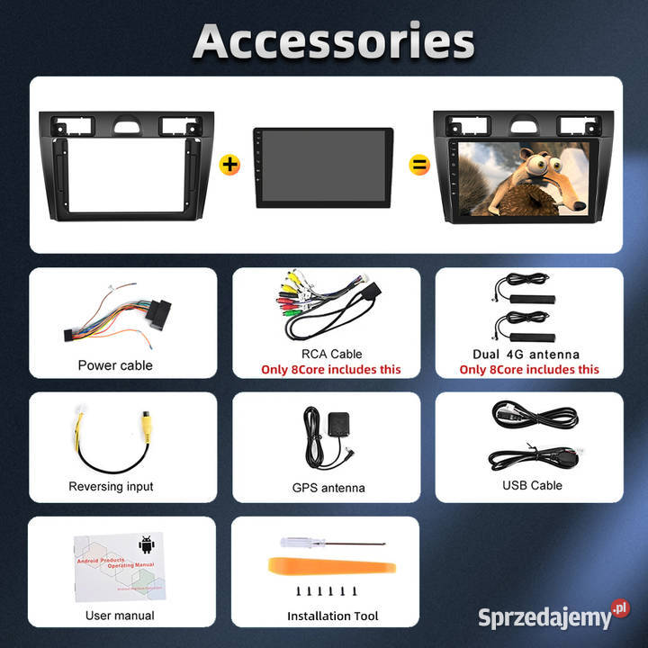 Radio Nawigacja Android Ford Fiesta Mk5 0208