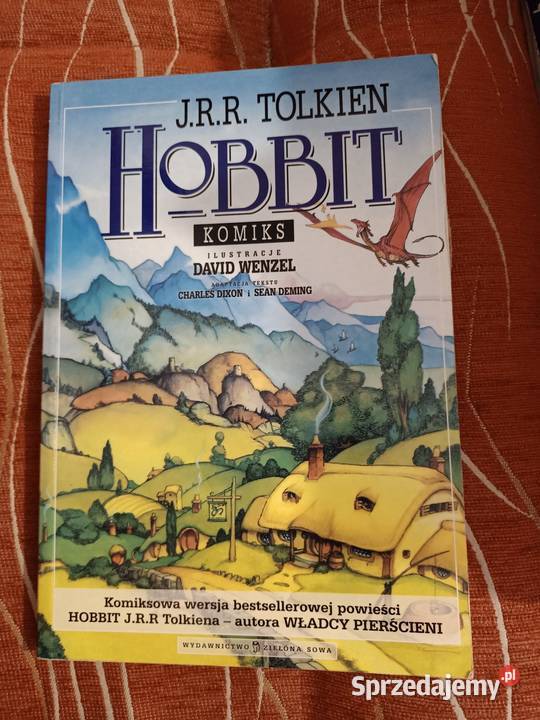 Hobbit J R R Tolkien komiks ilustracje David Poznań sprzedam