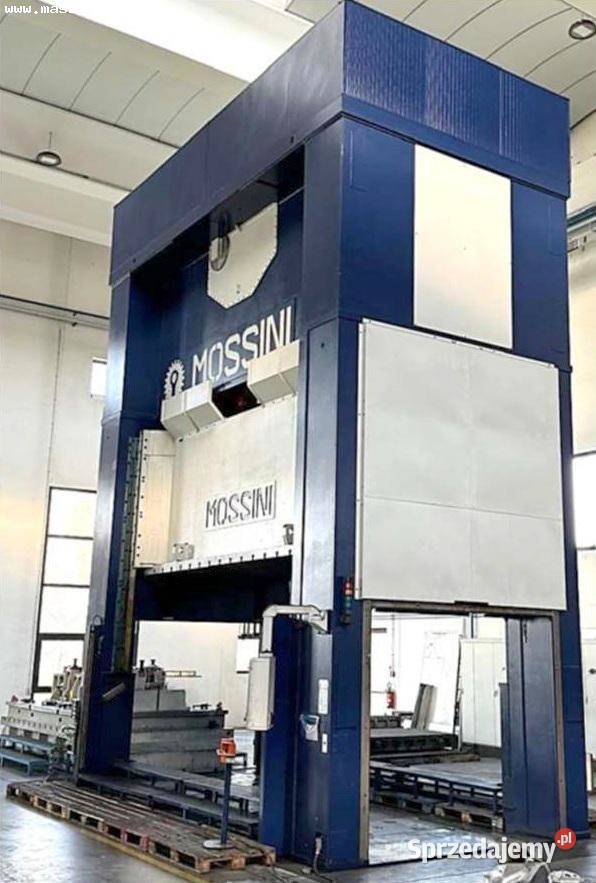 Prasa mechaniczna MOSSINI PDM4B 1000T Produkcja Jelenia Góra