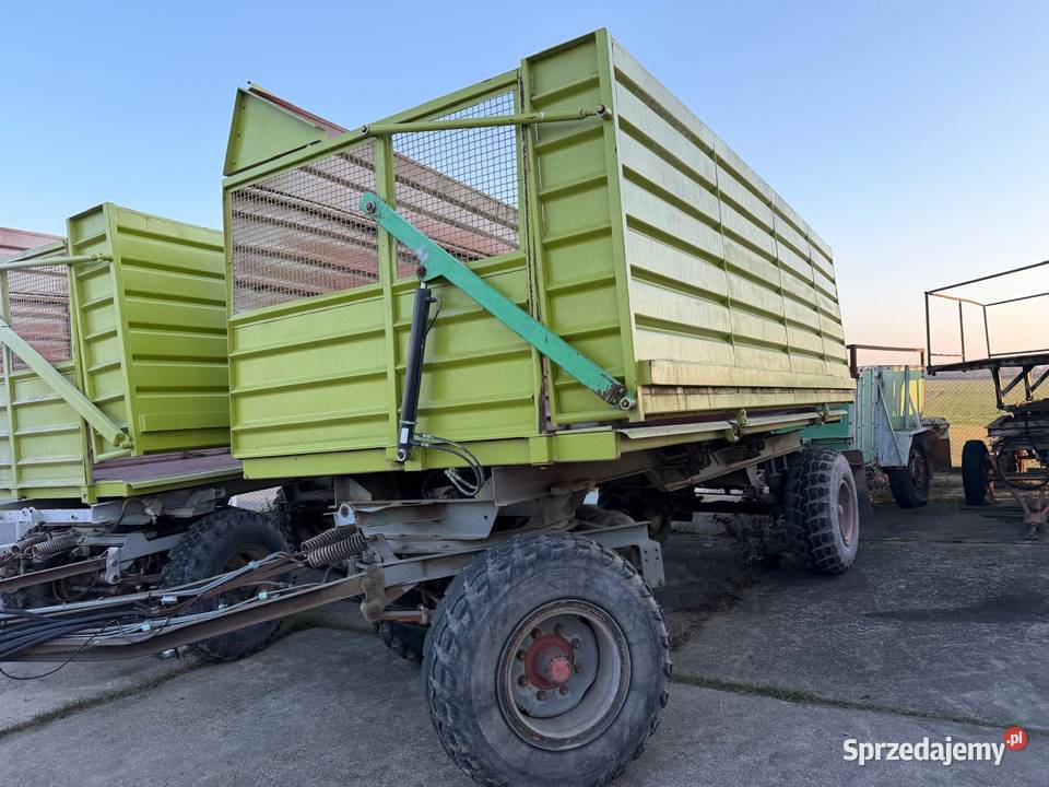 Przyczepy rolnicze 2 do zielonek sprowadzone Nowa Ruda