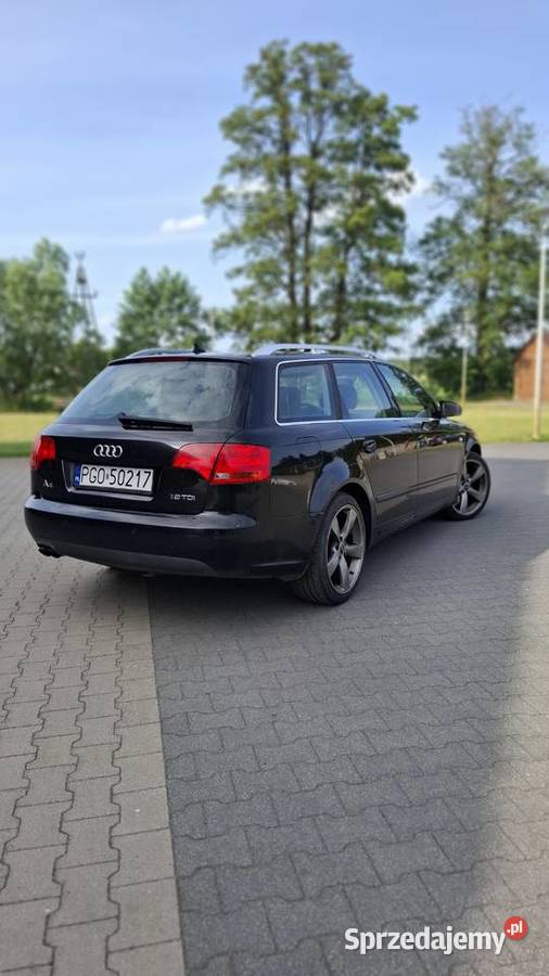 Audi A4 b7 19 TDI welurowa tapicerka Grodzisk Wielkopolski