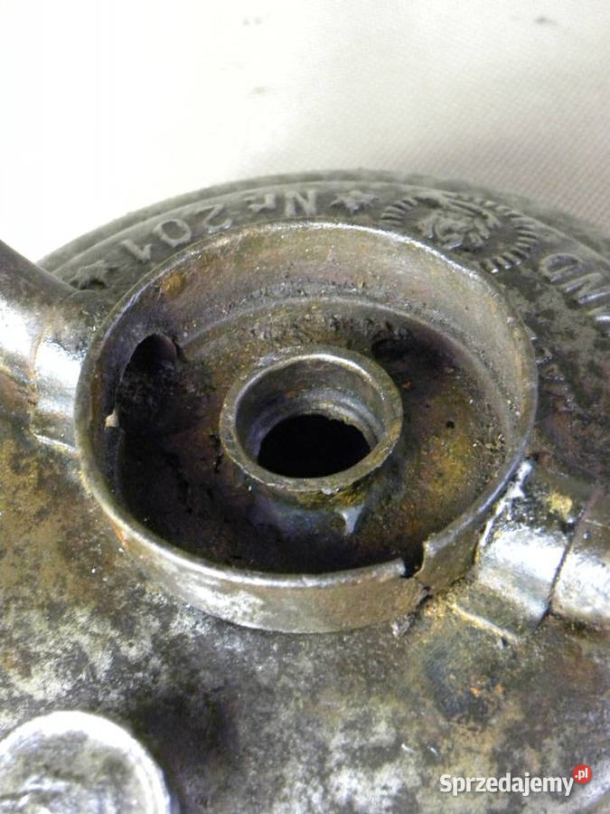 Stara niemiecka lampa naftowa Feuerhand 201 z Legnica