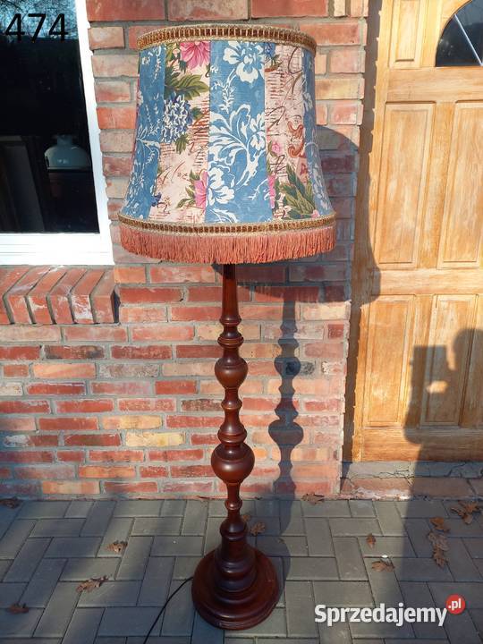 Lampa Drewniana z kloszem Lampka Nocna 474 Gawroniec sprzedam