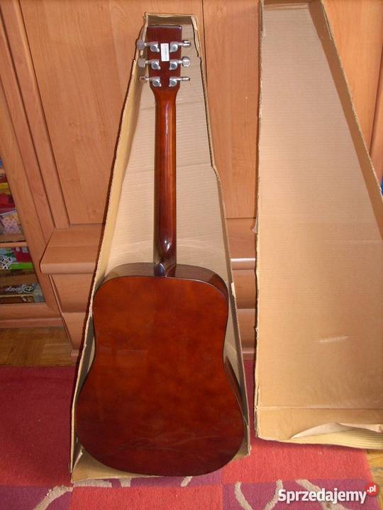 Gitara SKY WAY akustyczna 6 strun w pudle nowa Gitary i akcesoria Wrocław