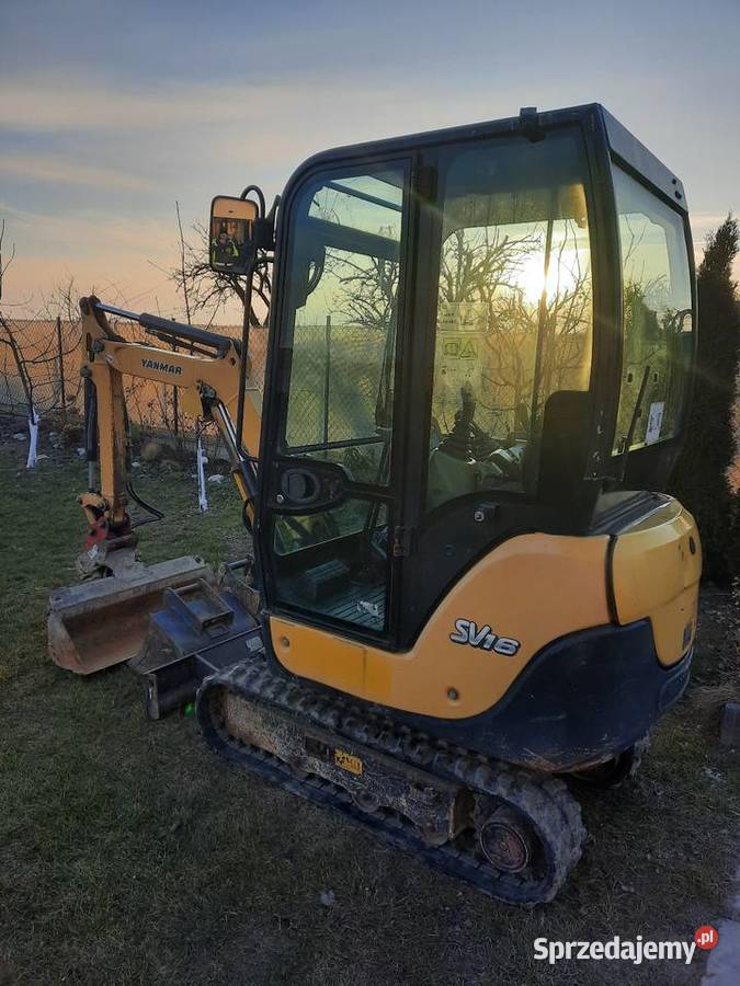 Minikoparka yanmar sv16 Rok produkcji 2016 Wysocice