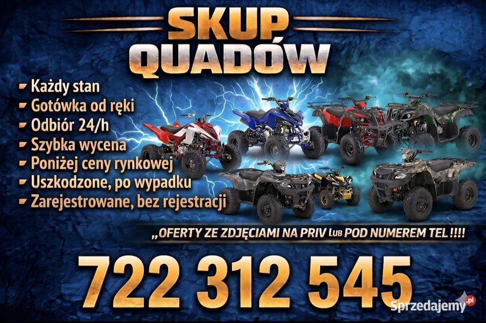 KUPIĘ SKUP QUAD BASHAN YAMAHA EGL SHINERAY Toruń