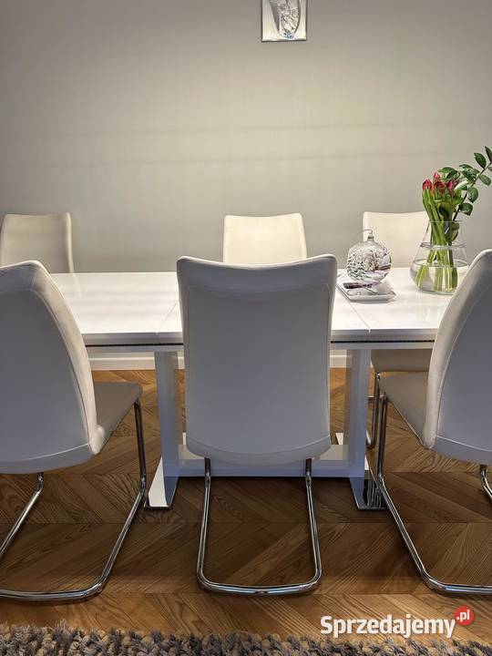 6 krzeseł z ekoskóry Warszawa