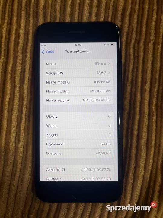 iPhone SE 2020 64gb