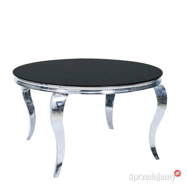 Stół srebrny okrągły Glamour Nowojorski Milagros Golkowice sprzedam