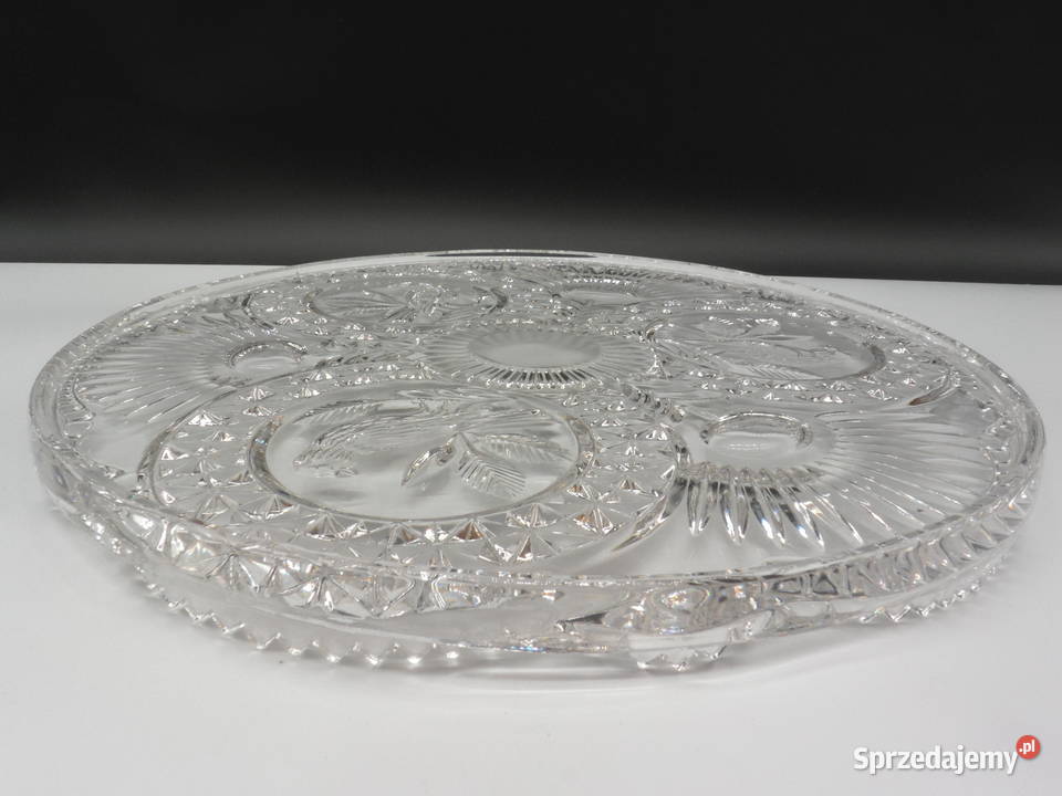 Luksusowa Kryształowa Patera Hofbauer Kolekcja Porcelana i szkło