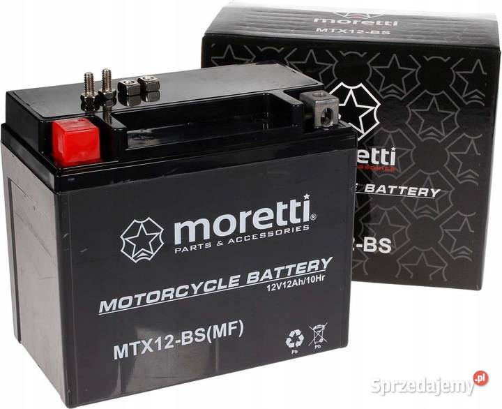 AKUMULATOR MOTOCYKLOWY MORETTI AGM GEL 12AH wielkopolskie Gniezno
