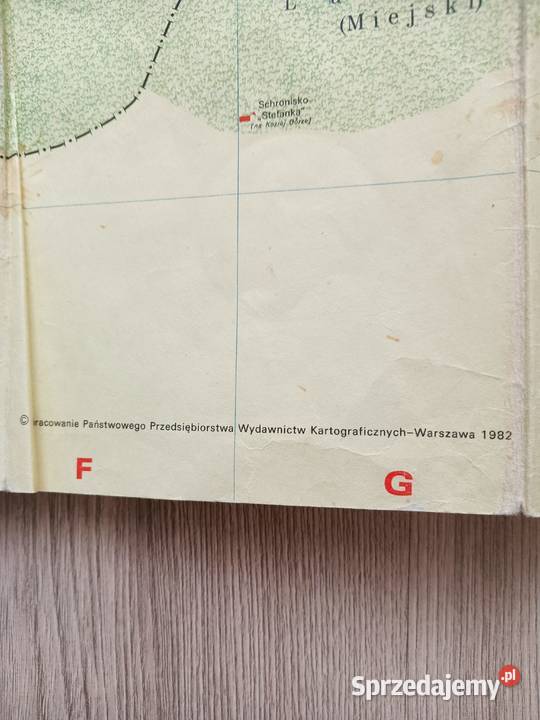 BielskoBiała plan miasta mapa PPWK PRL Kraków