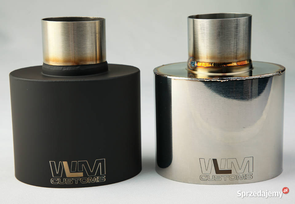 Końcówka wydechu tłumika owalna owal stal osobowe Układ wydechowy Hecznarowice