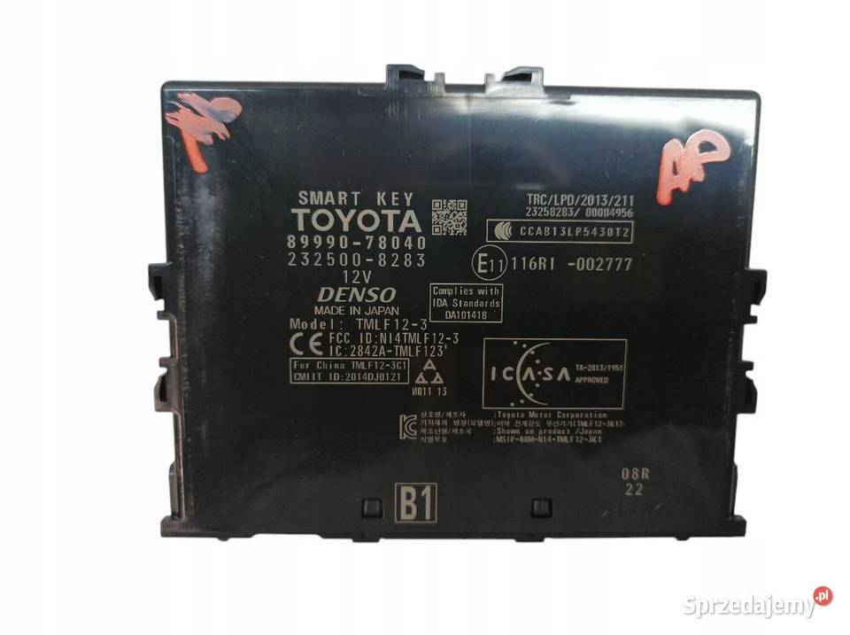 MODUŁ SMART KEY 8999078040 Lexus NX I 2014 2021 osobowe