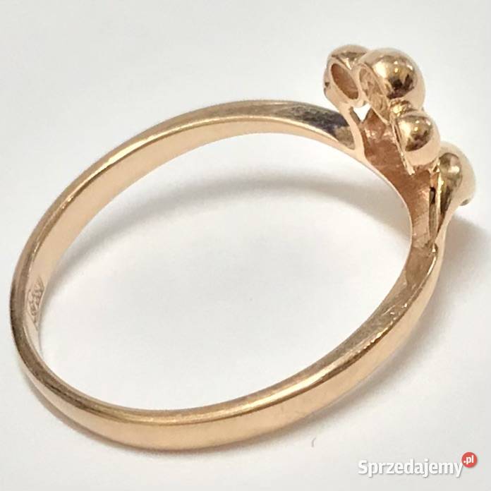 Złoty PIERŚCIONEK 585 14K cudowne WINOGRONA Warszawa sprzedam