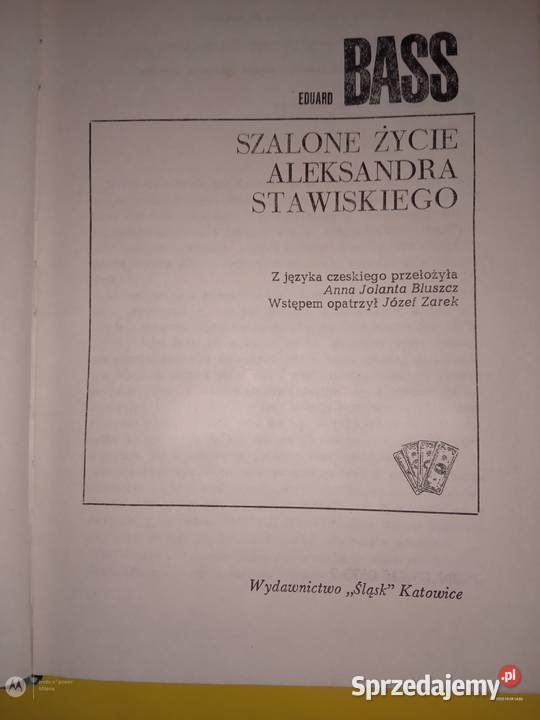 Sprzedam książkę Bass Eduard Szalone życie