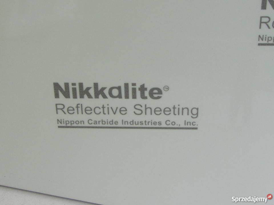 Tablica rejestracyjna irlandzka plastykowa nowa