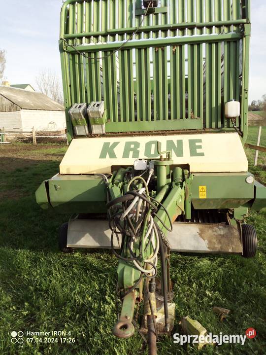 Przyczepa samozbierająca krone mazowieckie Sterdyń