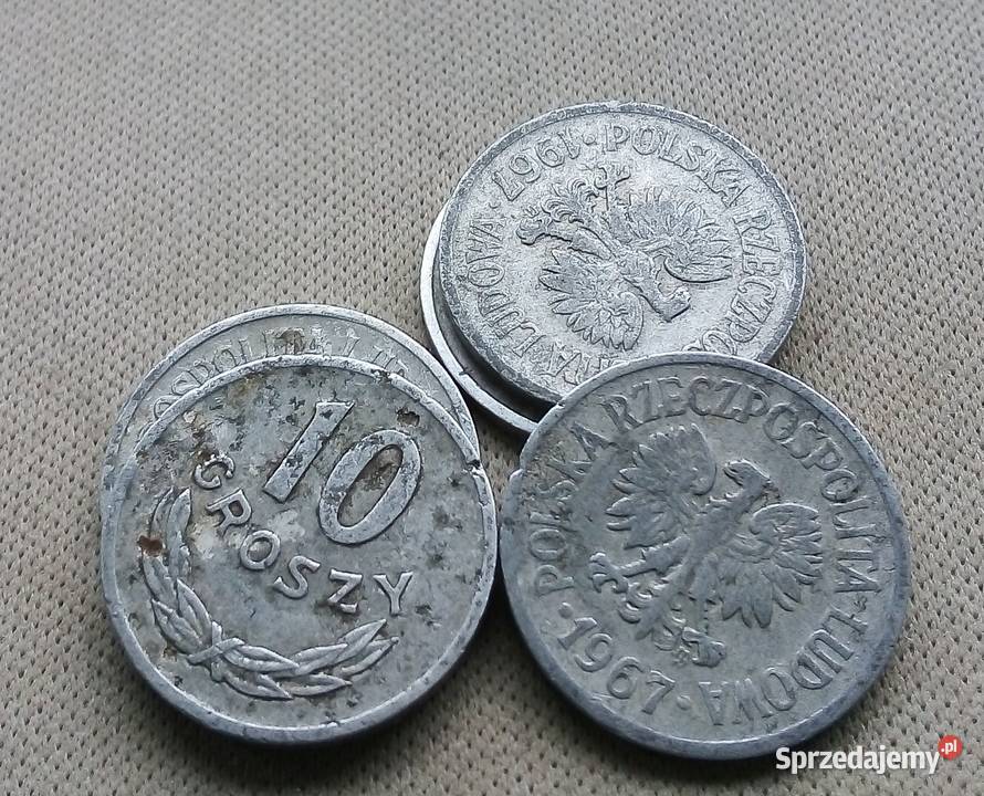 POLSKA10 GROSZY1967 rzzmAL6 SZTUK Legionowo sprzedam