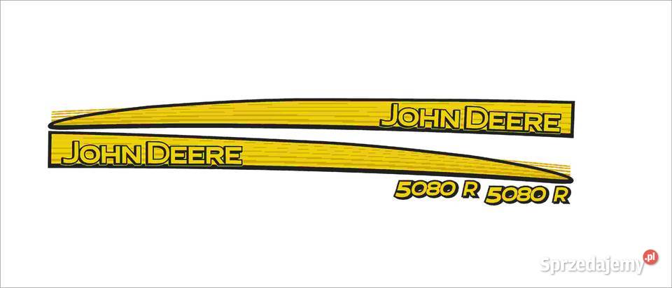 Naklejki John Deere 5080 R mocny klej odporne Rolnictwo