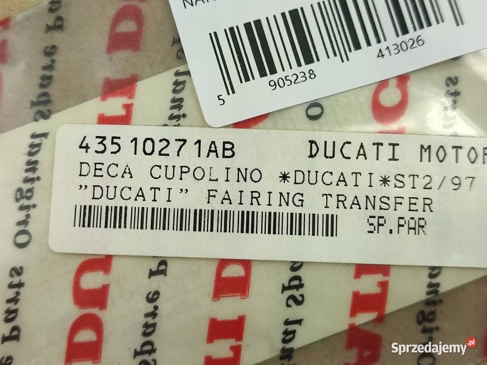 NAKLEJKA EMBLEMAT NA KUFER BOCZNY DUCATI 944 ST2