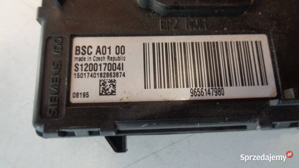 STEROWNIK MODUŁ BSM CITROEN C5 III S120017004I osobowe wielkopolskie Rakoniewice