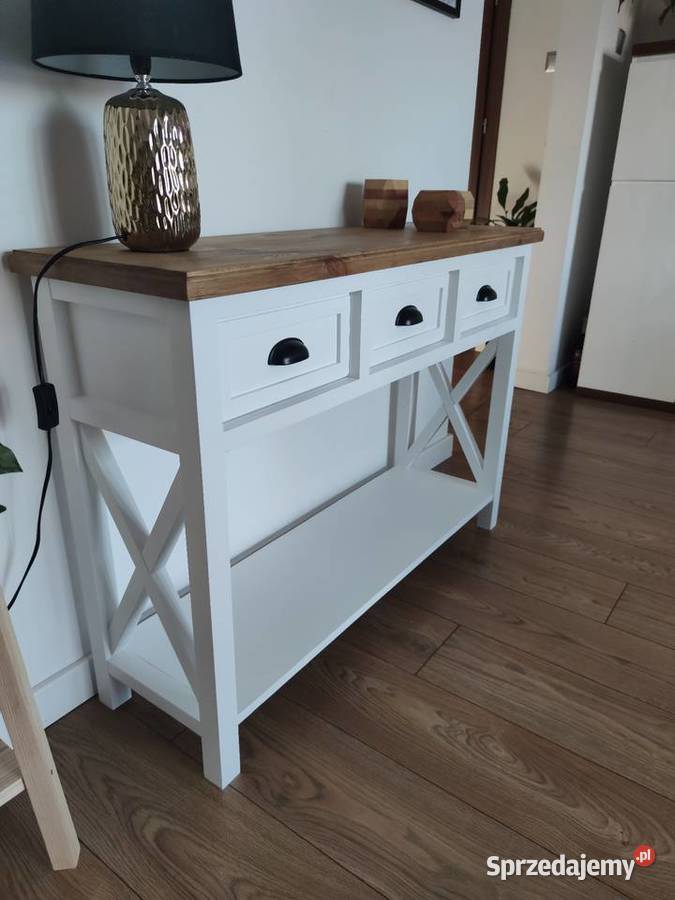 Konsola komoda drewniana styl prowansalski łódzkie Zduńska Wola