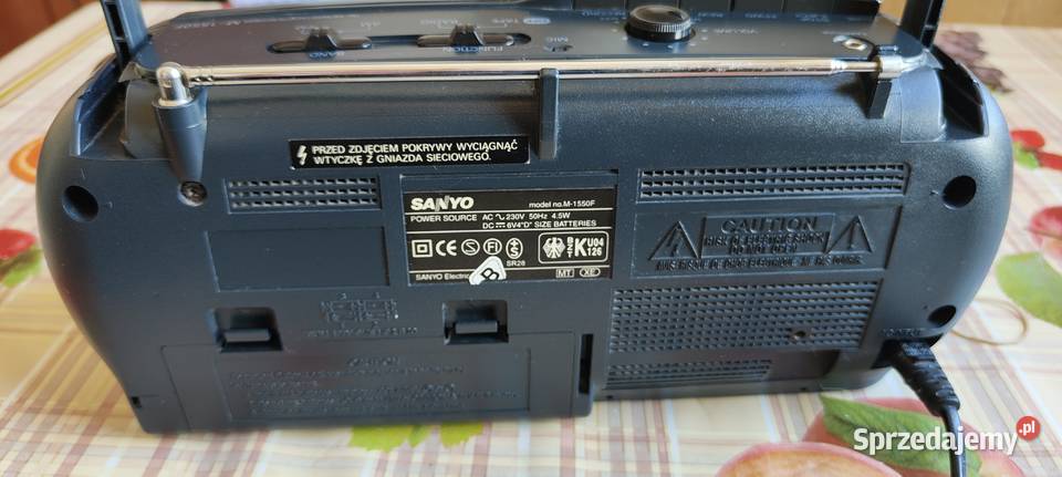 Radiomagnetofon SANYO Sprawne Ładny wygląd Kielce