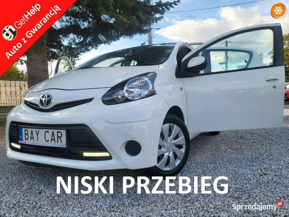 Toyota Aygo 10 68 100 Przebieg 129 Wersja Lifcie ESP Pabianice sprzedam