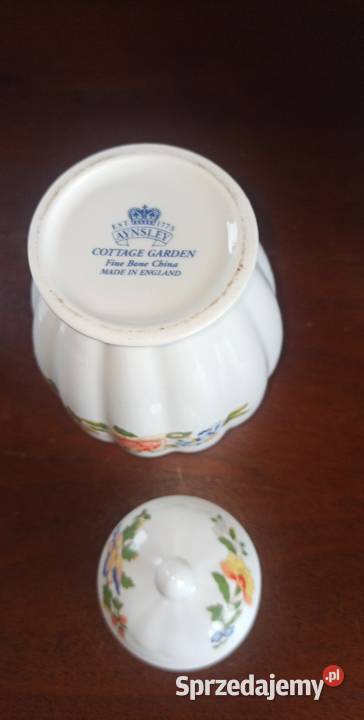 Puzderko Cottage Garden z pokrywką Aynsley Made Gdańsk