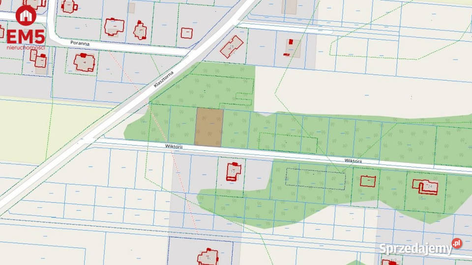 Grunt 962m2 Karakule gaz sprzedam